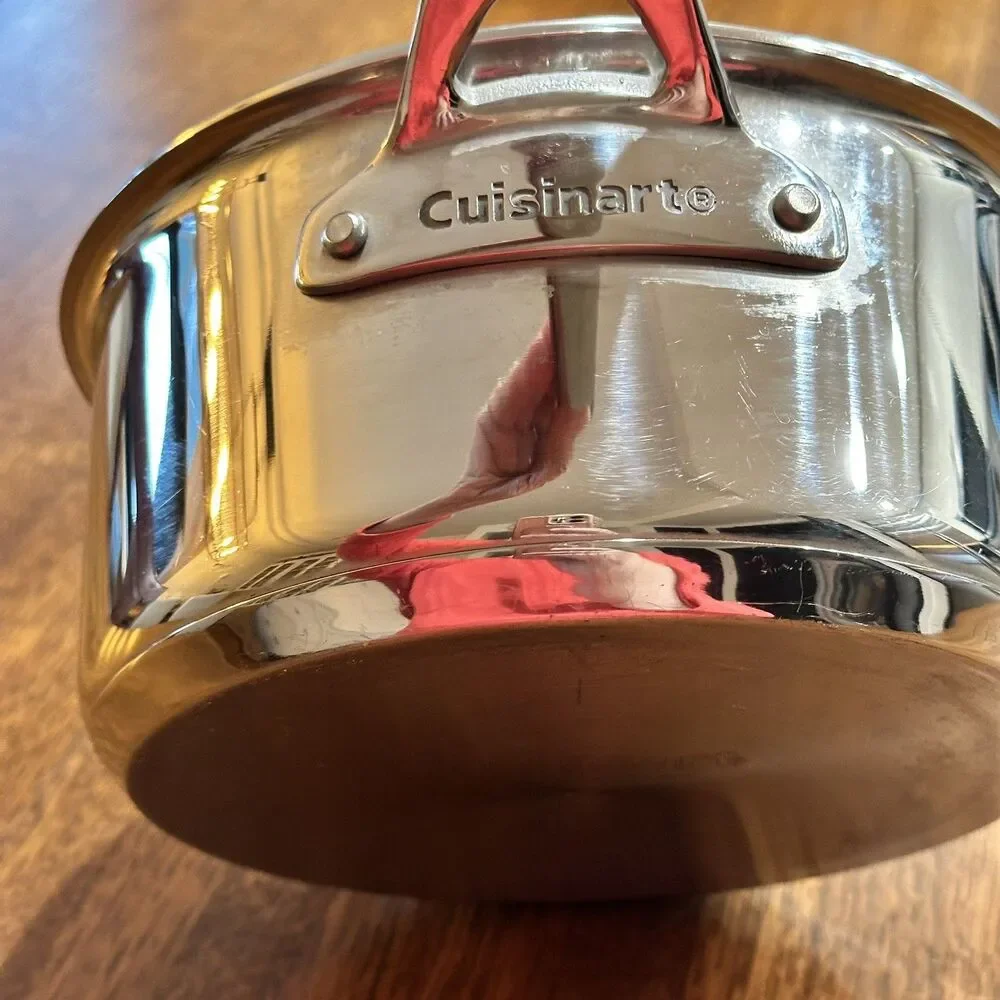 Cuisinart 3 QT Saute Pan Stainless Steel #7719-18PP Induction Ready With Lid - Picture 7 of 8